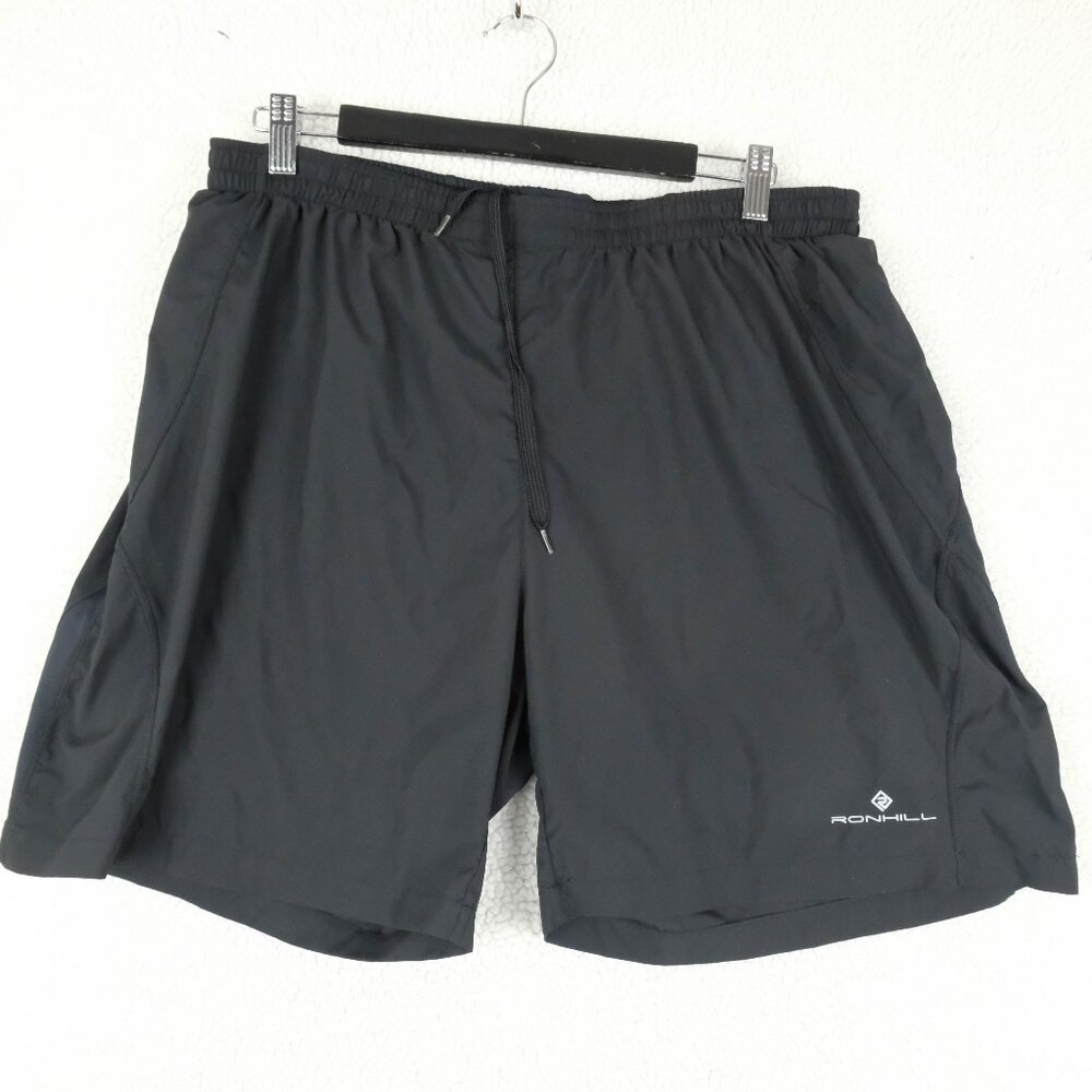 Ronhill Shorts Womens Extra Large Black Lined Athletic Running Stretch